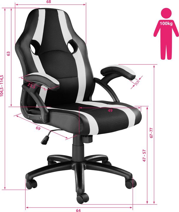Produktbild tectake Bürostuhl Benny