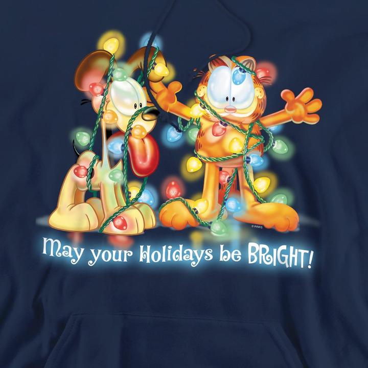 Immagine prodotto Garfield Bright Holidays Felpa con Cappuccio Uomo (XL)