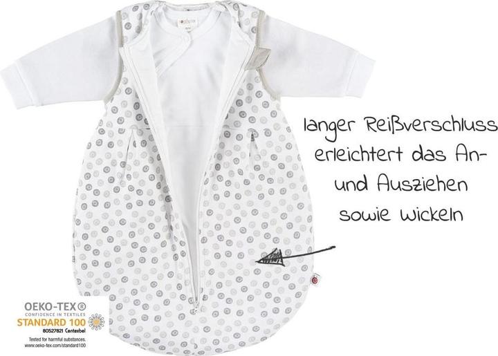 Produktbild Coconette Schlafsäcke 2-tlg. Schlafsack-Set - Circle Weiss Grau - (Winter)