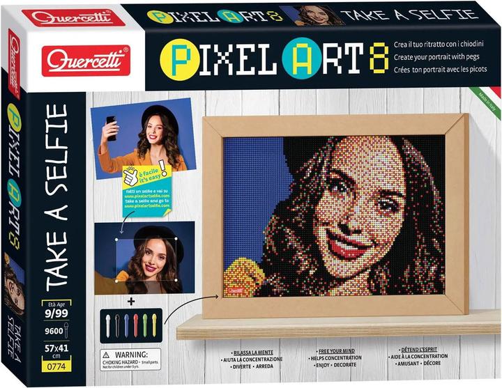 Actual product image Quercetti Pixel Art Take a Selfie