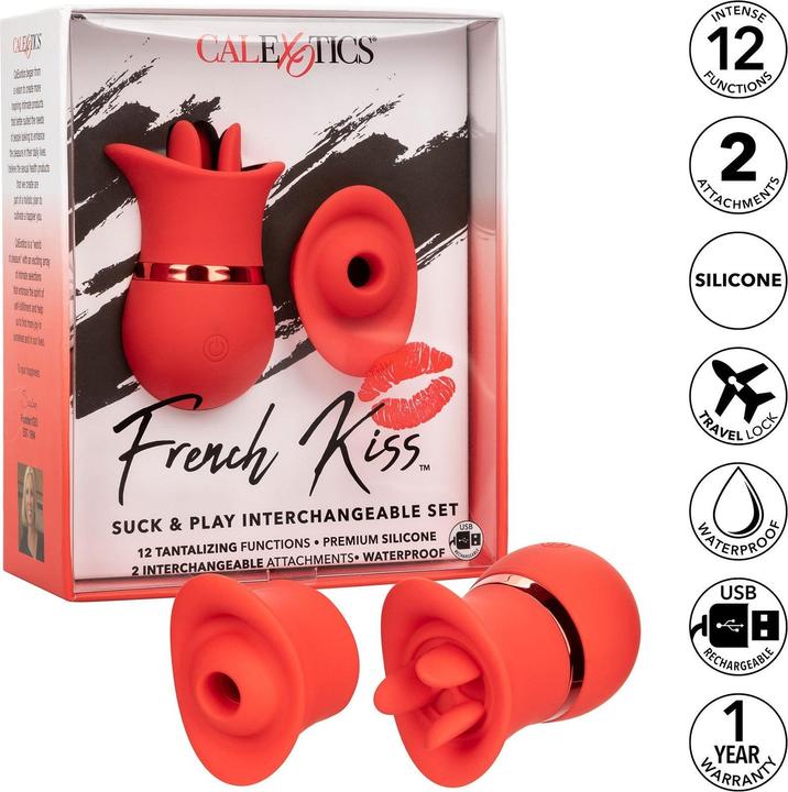 Actual product image CalExotics French Kiss Suck & Play Set