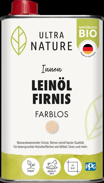 Ultra Nature Leinöl Firnis (H360D, 0.50 l)