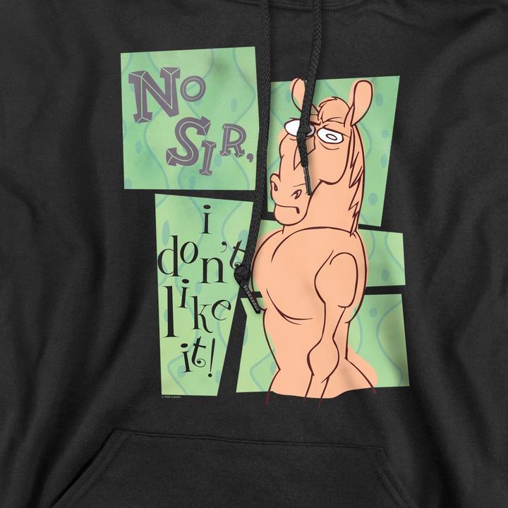 Immagine prodotto Ren & Stimpy No Sir I Don't Like It Felpa con Cappuccio Uomo (XXL)
