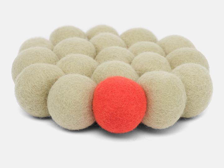 Actual product image Myfelt Colour Big One trivet in the Lutz shade (1 x, Pan coaster)