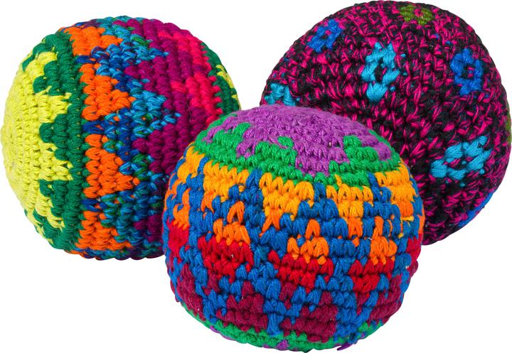 Sport-Thieme Footbag-Set Bean Bags - Rasta Rainbow
