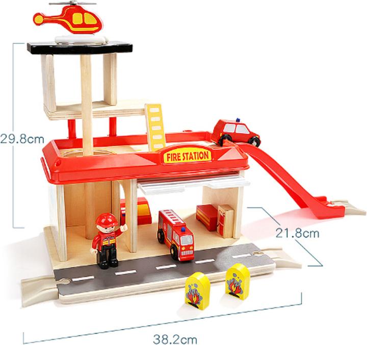 Produktbild Topbright Toys Houten Brandweerkazerne