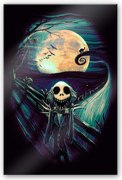 Image du produit Trenddeko The Scream Before Christmas (Le cri avant Noël) (75 x 120 cm)