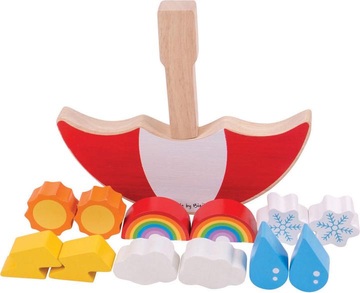 Produktbild Bigjigs Wooden Balance Spiel Wetter