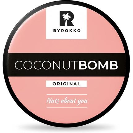 Immagine prodotto Byrokko Coconut Bomb Hair Mask 180g Trattamento nutriente per capelli secchi e danneggiati Vegan e Cruelty