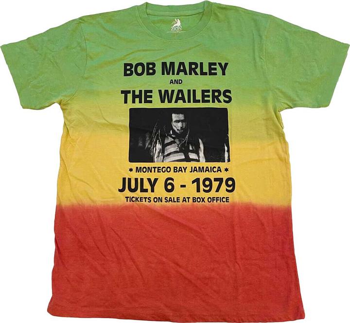 Produktbild Bob Marley Unisex Adult Montego Bay Dip Dye T-Shirt (S)