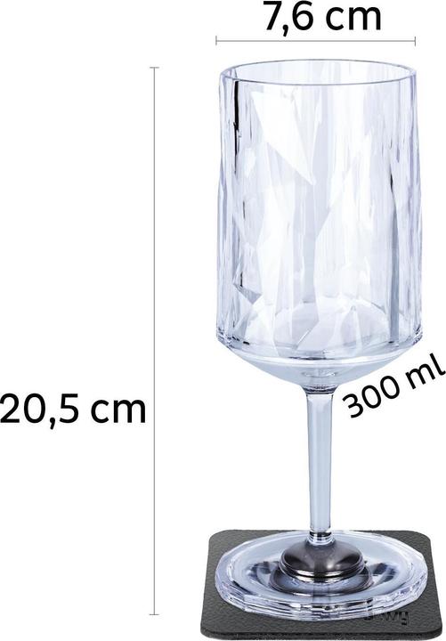 Produktbild Silwy Magnet-Kunststoffgläser Wein (30 cl, 2 Gläser, Weingläser Set)