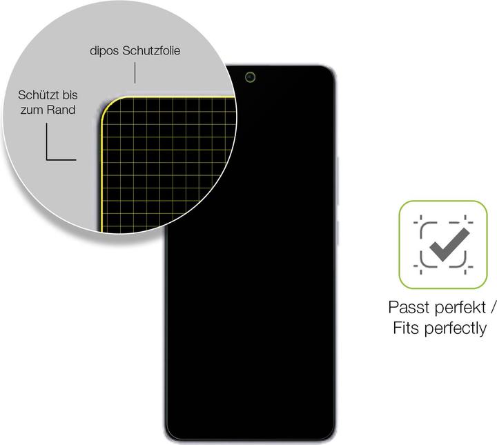 Produktbild Dipos Full Cover Schutzfolie Matt (1 Stück, Xiaomi Redmi Note 13 Pro 5G)