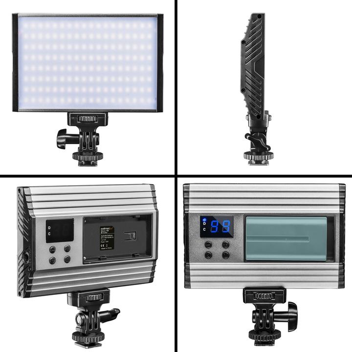 Produktbild Walimex LED Niova 150 Bi Color 15W LED Leuchte plus Netzteil (Videoleuchte)