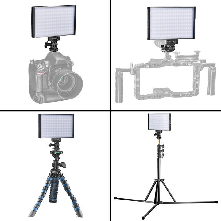 Produktbild Walimex LED Niova 150 Bi Color 15W LED Leuchte plus Netzteil (Videoleuchte)