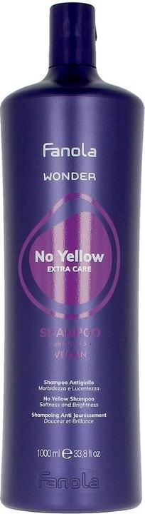 Produktbild Fanola No Yellow Wonder Shampoo 1000 ml (1000 ml, Flüssiges Shampoo)