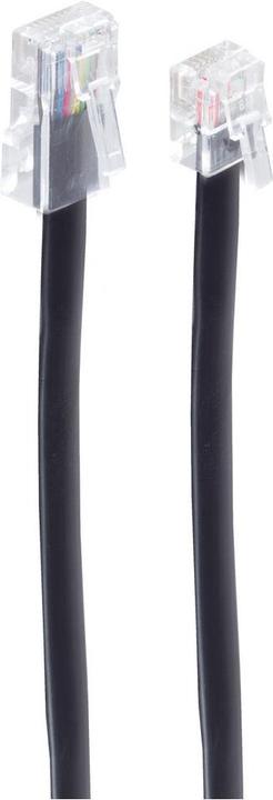 Actual product image Shiverpeaks ®-BASIC-S--Modular-ISDN connection cable Western plug 8/4 to Western plug 6/4, 6.0m