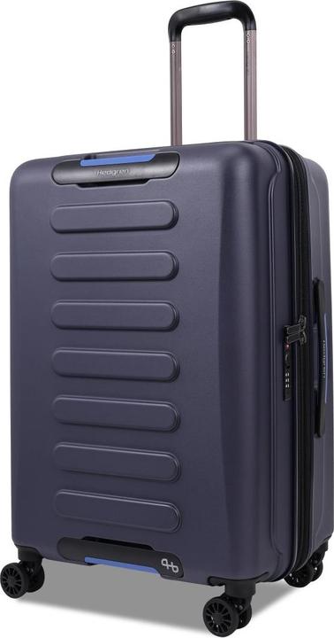 Hedgren Comby Grip 4 Rollen Trolley M 65 cm mit Dehnfalte (74 l, M (50 - 90l))