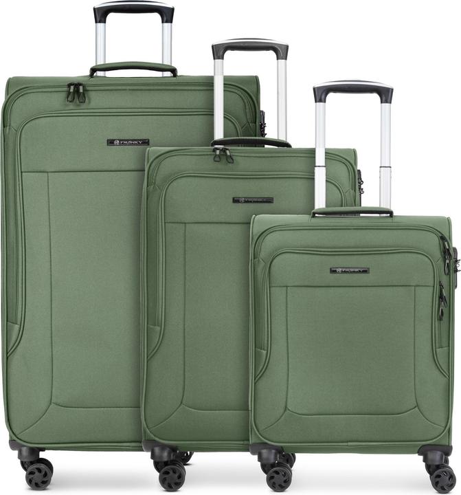 Franky Melbourne 3.0 4-Rollen Kofferset 3tlg. mit Dehnfalte (180 l, XL (ab 115l))