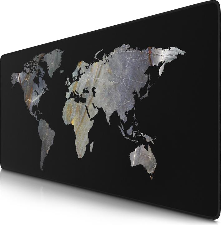 Actual product image CSL Gaming Mouse Pad, XXL Mouse Mat 900 x 400mm, Precision & Speed, Marble Black (XXL)