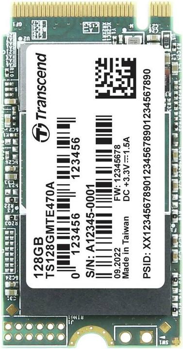 Nährwerte und Zutaten Transcend MTE470A 128 GB Interne M.2 PCIe NVMe SSD 2242 PCIe NVMe 3.0 x4 Industr (128 GB, M.2 2242)
