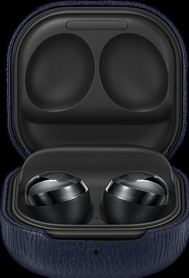 Produktbild Samsung Leather Cover für R180 R190 Galaxy Buds Live Pro - navy (Samsung Galaxy A32 5G)