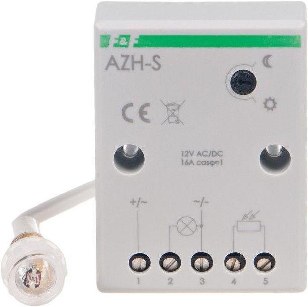 Productafbeelding F&R Schemerschakelaar met externe hermetische sonde 2-1000lx 12V 16A (AZH-S-12V)
