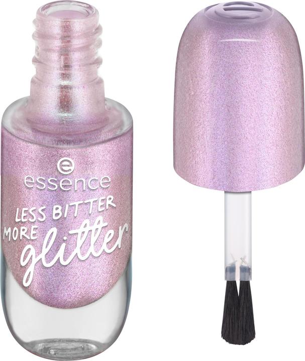 Immagine prodotto essence colore per unghie in gel (58 Meno amaro più glitter, Smalto per unghie effetto gel)