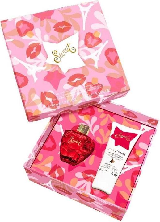 Immagine prodotto Lolita Lempicka Set : Sweet, Eau De Parfum, For Women, 50 ml + Sweet, Moistu (Set profumo)