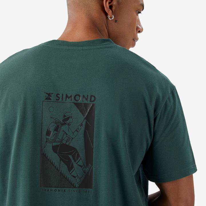 Actual product image Simond Herren Kletter-T-Shirt strapazierfähig - Vertika grün (XXL)