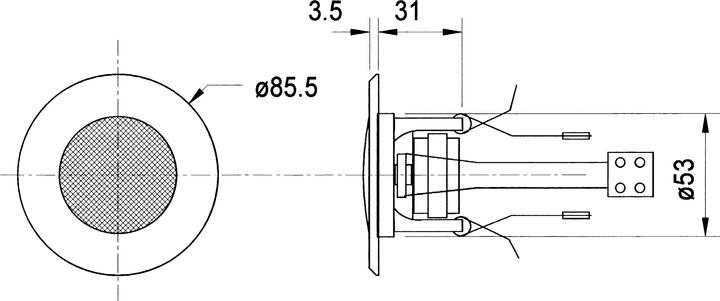 Produktbild Visaton Deckenlautsprecher DL 5, 8 Ohm (1 Stk.)