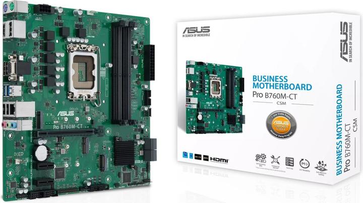 Actual product image ASUS MB PRO B760M-CT-CSM (INTEL,1700,DDR5,mATX) (LGA 1700, Intel B760, mATX)