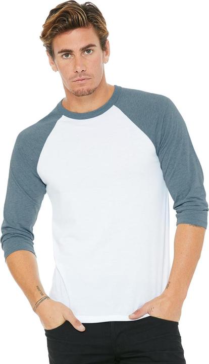 Produktbild Bella Canvas TShirt Baseball 34 Ärmel (M)