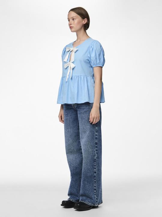 Actual product image Pieces PCGOLLY top with puff sleeves (XS)