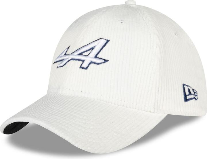 Actual product image New Era 9Forty Strapback Corduroy Cap - F1 Bwt Alpine A290 White