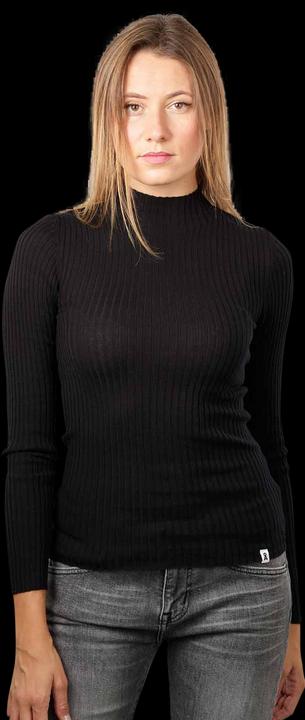Produktbild Armedangels Alaania Pullover Stand-Up Collar Black (XS)