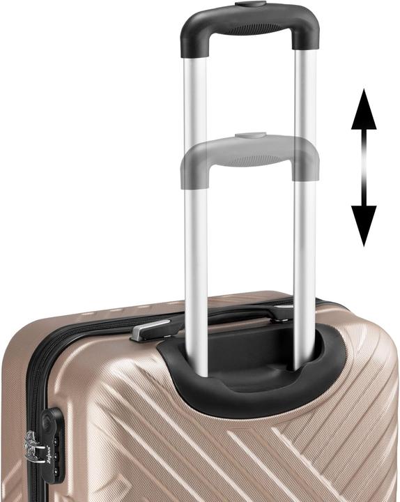Immagine prodotto Zelsius 3-teiliges Hartschalenkoffer-Set (Bagaglio a mano (fino a 50 litri))
