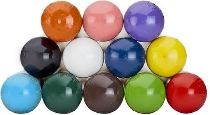 Actual product image Derwent Chromaflow coloured pencils (Blush Pink, Fleming, Natural Brown, Scarlet, grass green, Denim, Sun Yellow, Blue, Basil, Black, Lilac, White, 12 x)
