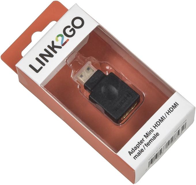 Produktbild Link2Go Mini-HDMI auf (HDMI, 5 cm)