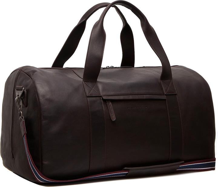 The Vegan Cow Chesterfield Brand Leren Weekendtas Bruin Hudson (51.20 l)