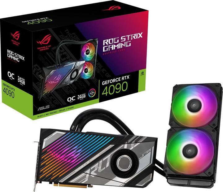 Actual product image ASUS VGA RTX4090 24GB ROG-STRIX LC O24G (24 GB)