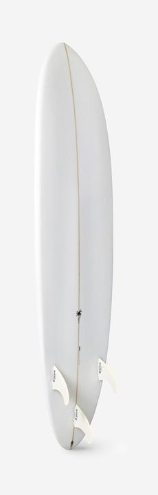 Image du produit Olaian Planche de surf hybride en résine 6'4 40L avec 3 ailerons - kaki (6'4")
