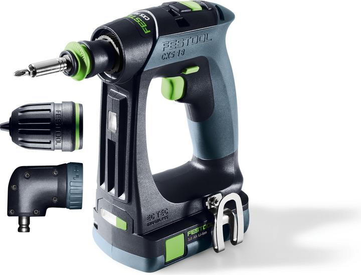 Image du produit Festool Perceuse-visseuse à accu CXS 18 C 3,0-Set (Fonctionnement sur batterie)