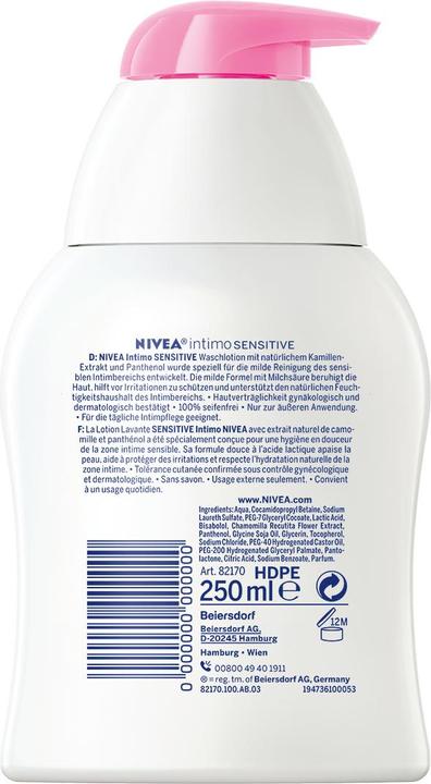 Image du produit NIVEA Intimo (250 ml, Lotion de toilette intime)