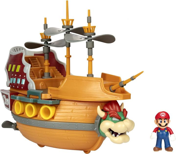 Produktbild Jakks Pacific Super Mario 2.5 Inch Deluxe Bowser"s Ship Playset