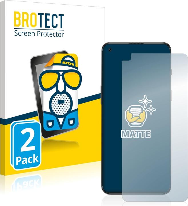 Image du produit BROTECT Film de protection antireflet Protection d'écran mat (2 pièce(s), OnePlus Nord 2T 5G)