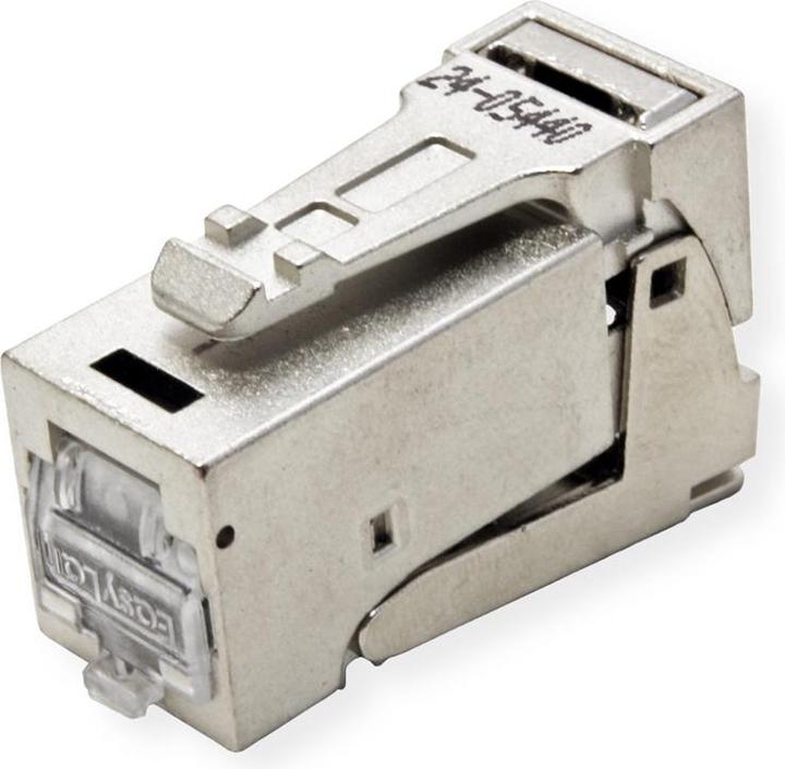 Actual product image Easylan fixLink® SL RJ45 Keystone module Cat. 6A ISO/IEC, shielded (Keystone module)