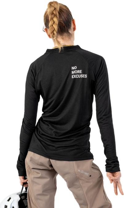 Image du produit dirtlej Mountee Ladies Long, Longsleeve Jersey, black (M)