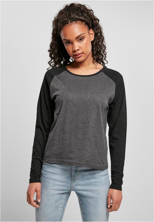 Immagine prodotto Urban Classics Donna Raglan a maniche lunghe a contrasto (XXL)