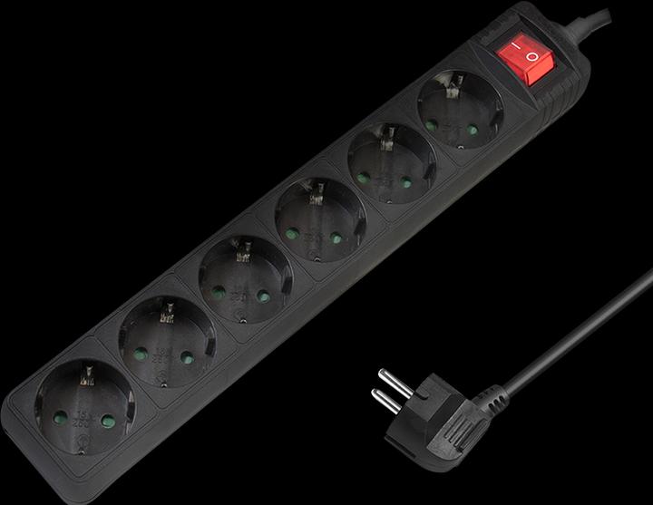 Image du produit LogiLink bandeau de prises (6 x, CEE 7/3, 1.50 m)