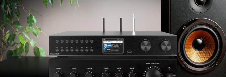 Actual product image Telestar TOP 500 sw HiFi-Tuner 43cm,Internet/DAB+/UKW,Streaming,BT,HM (Network Audio Player)